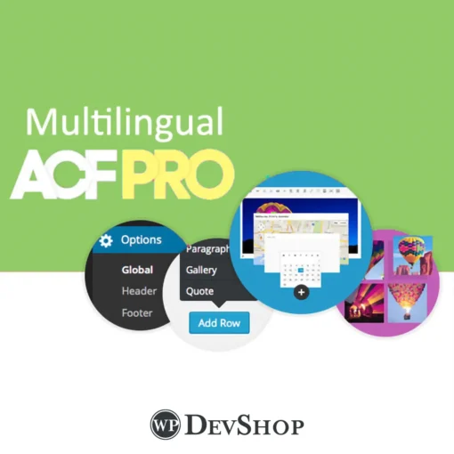 Advanced Custom Fields Multilingual: Seamlessly translate custom fields with WPML. 100% virus-free, GPL licensed, and suitable for unlimited website use. Enhance your site’s multilingual capabilities with ACFML.