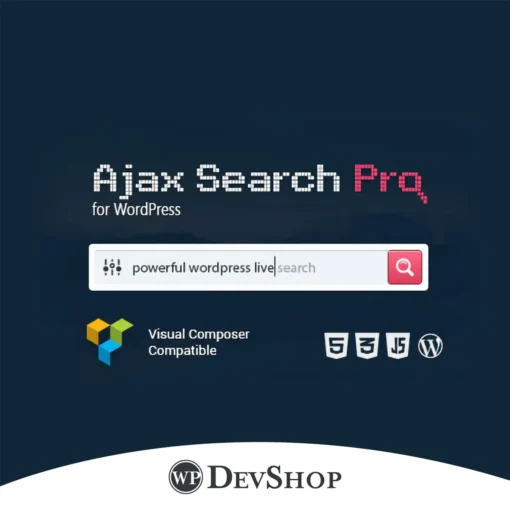 Ajax Search Pro – Live WordPress Search & Filter Plugin