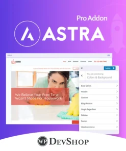 Enhance Astra theme with Astra Pro Addon for advanced customization, GPL License, 100% virus-free, and unlimited domain use. Boost design, layout, and header options effortlessly.