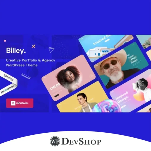 Billey – Creative Portfolio & Agency Elementor WordPress Theme