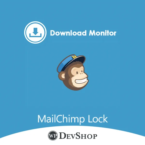 Download Monitor MailChimp Lock: Secure downloads with email subscription integration. Build your email list, enhance security, and comply with best practices. GPL-licensed and virus-free.