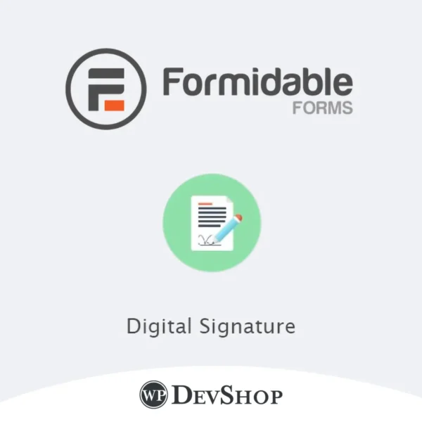 Formidable Forms – Digital Signature