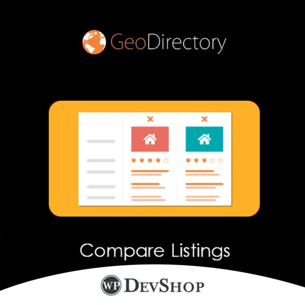 GeoDirectory Compare Listings