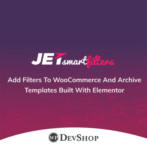 JetSmartFilters: Elevate your content filtering experience with this powerful Elementor plugin. Lightning-fast AJAX loading, multiple filter types, and seamless integration. Trusted by WordPress experts. Get started today!