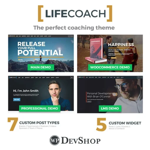 Life Coach WordPress Theme