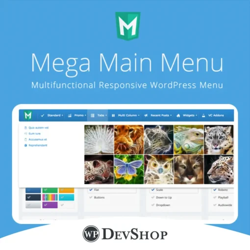 Mega Main Menu – WordPress Menu Plugin