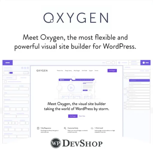 Oxygen 2.0 – The Visual Website Builder