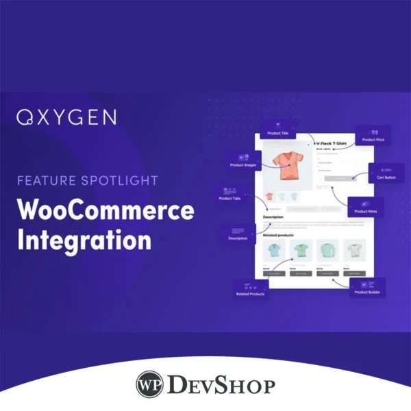 Oxygen Woocommerce Integration