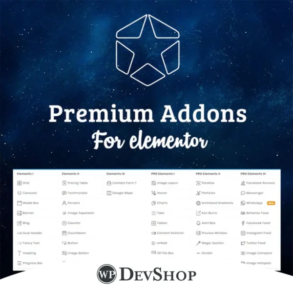 Premium Addons Pro for Elementor