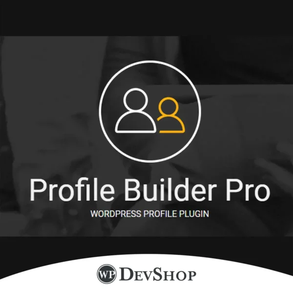 Profile Builder Pro – WordPress Plugin