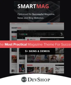 Build modern magazines, blogs, or news sites with SmartMag WordPress theme. SEO-optimized, GPL licensed, 100% virus-free, and unlimited domain use.