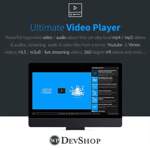 Ultimate Video Player WordPress Plugin