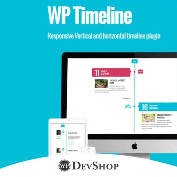 WP Timeline – Responsive Vertical and Horizontal timeline plugin