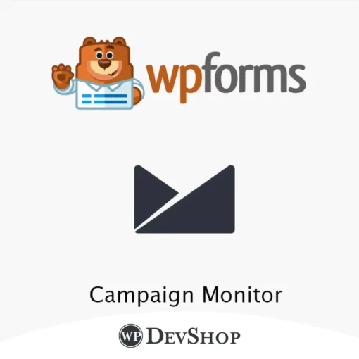 WPForms Campaign Monitor Addon. Perfect for email marketing, it offers seamless integration, SEO optimization, and GPL license with 100% virus-free guarantee and unlimited domain usage.