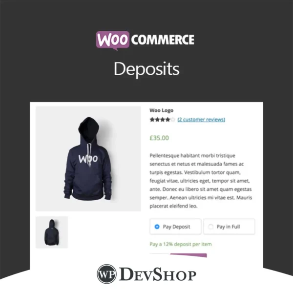 WooCommerce Deposits