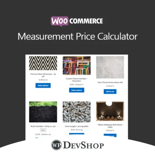 WooCommerce Measurement Price Calculator