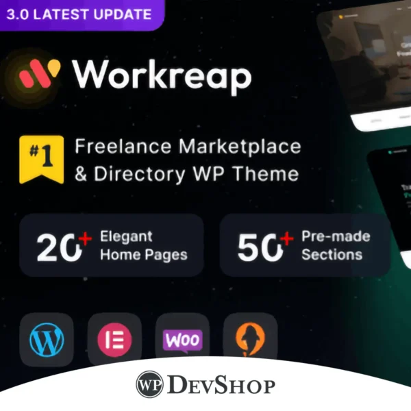 Workreap – Freelance Marketplace WordPress Theme