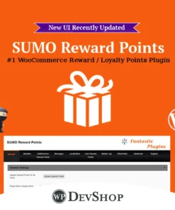 SUMO Reward Points: The ultimate WooCommerce loyalty reward system. Earn points for purchases, referrals, reviews, and more. Redeem points for discounts. GPL-licensed, virus-free, and compatible with unlimited domains.