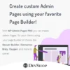 WP Admin Pages PRO