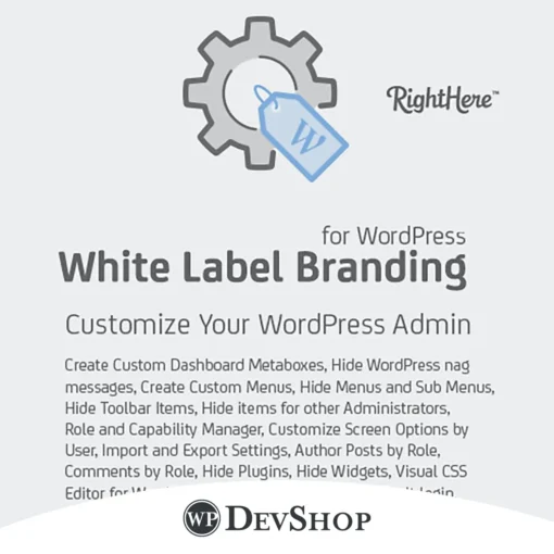 White Label Branding for WordPress