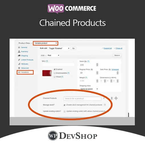 WooCommerce Chained Products