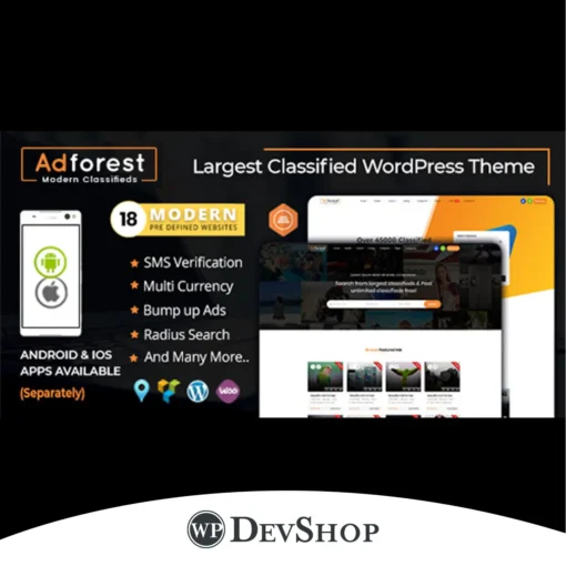 AdForest – Classified Ads WordPress Theme