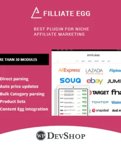 Affiliate Egg – Niche Affiliate Marketing WordPress Plugin