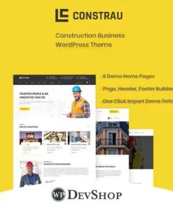 Constrau – Construction Business WordPress Theme