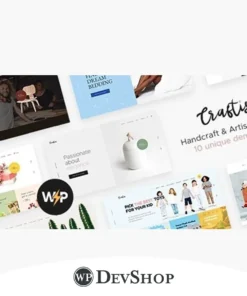 Craftis – Handmade, Handcraft & Artisan WordPress Theme + WCFM