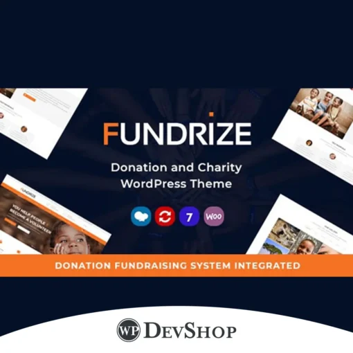 Fundrize | Responsive Donation & Charity WordPress Theme