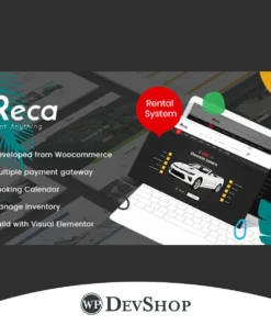 Ireca – Car Rental Boat, Bike, Vehicle, Calendar WordPress Theme