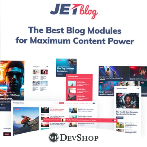 JetBlog – Blogging Package for Elementor Page Builder