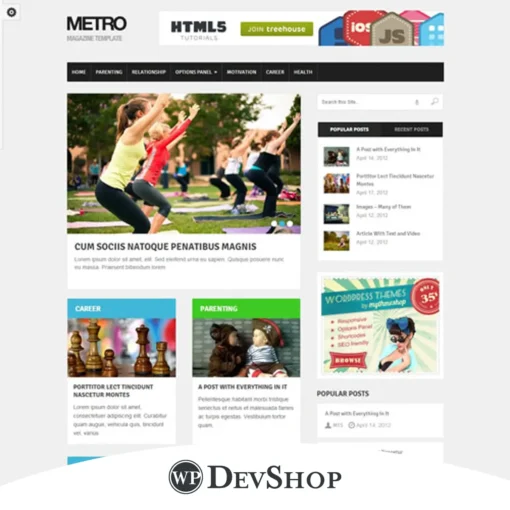 MyThemeShop Metro WordPress Theme