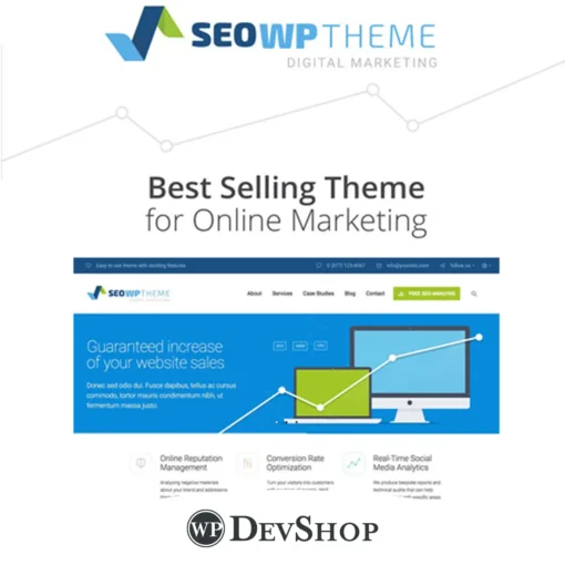 SEO WP: Digital Marketing Agency & Social Media Company Theme