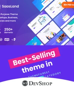 Saasland – MultiPurpose WordPress Theme for Startup