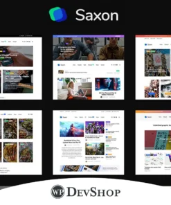 Saxon – Viral Content Blog & Magazine WordPress Theme
