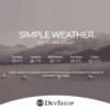 Simple Weather Plugin