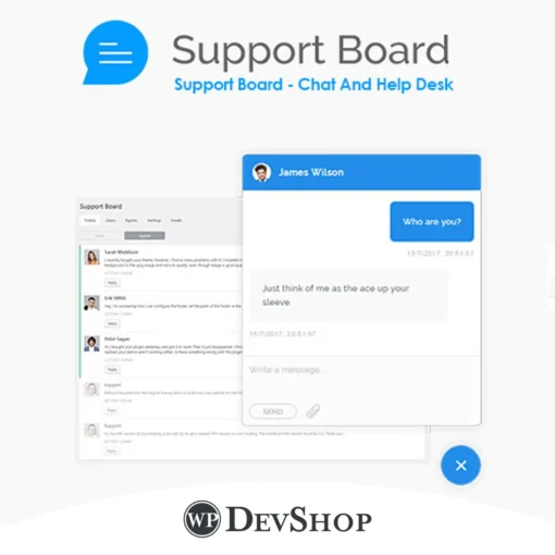 Support Board – Chat And Help Desk