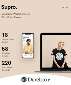 Supro – Minimalist AJAX WooCommerce WordPress Theme