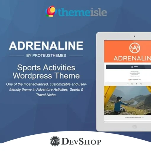 ThemeIsle Adrenaline PT WordPress Theme