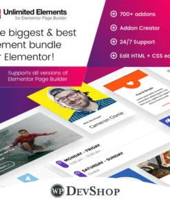 Unlimited Elements for Elementor Page Builder
