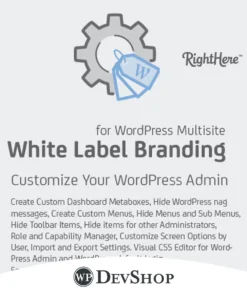 White Label Branding for WordPress Multisite