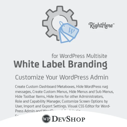 White Label Branding for WordPress Multisite