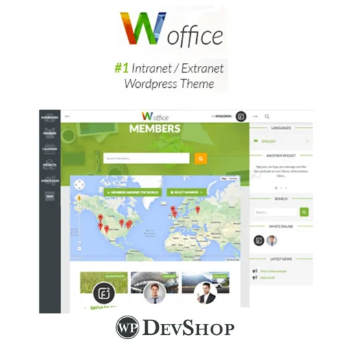 Woffice – Intranet/Extranet WordPress Theme