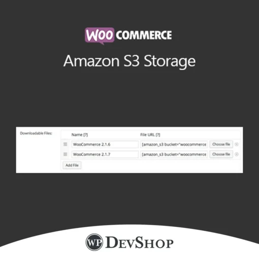 WooCommerce Amazon S3 Storage