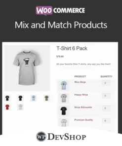 WooCommerce Mix and Match Products