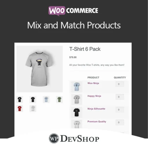 WooCommerce Mix and Match Products