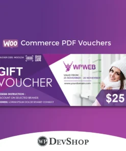 WooCommerce PDF Vouchers