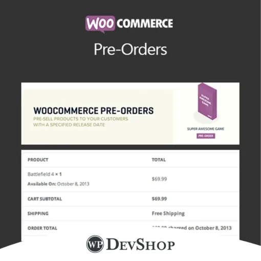 WooCommerce Pre-Orders