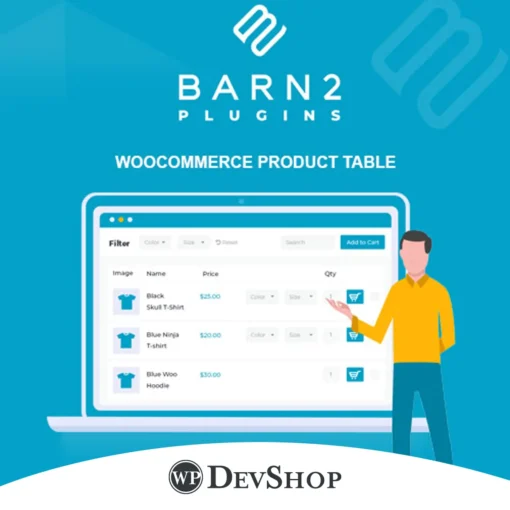 WooCommerce Product Table (By Barn2 Media
